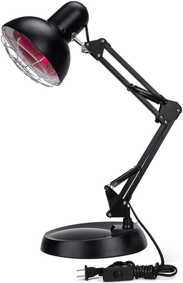 1 Lámpara de Terapia de Luz Infrarroja, Dispositivo de Terapia de Luz Roja de Escritorio, Alivia el Dolor, Mejora el Dolor Muscular Y Mejora el Cuerpo, para Ancianos, Atletas Y Mujeres