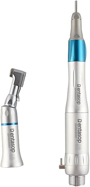 Pieza de mano dental de baja velocidad color 2 agujeros (plata)