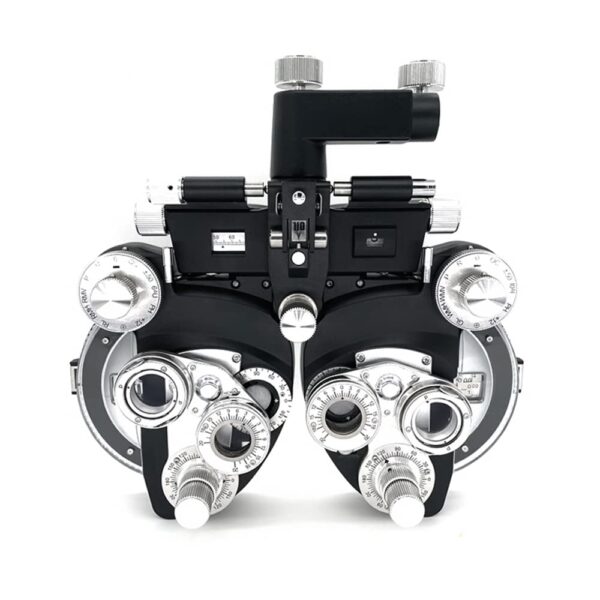 Instrumentos oftálmicos de foróptero, probador de visión óptica, lentes de cilindro, foróptero manual