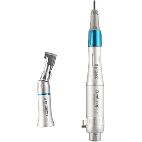 Pieza de mano dental de baja velocidad color 2 agujeros (plata)