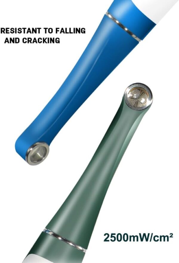 Dental Wireless LED Light Healing 1 Second Light Cure Multifunctional Head dentista Tools Equipment resina Light Cure (verde)