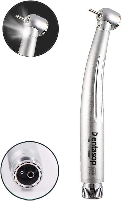 112 pieza de mano dental de alta velocidad con la iluminación del LED, alto par, funcionamiento silencioso(2 agujeros)