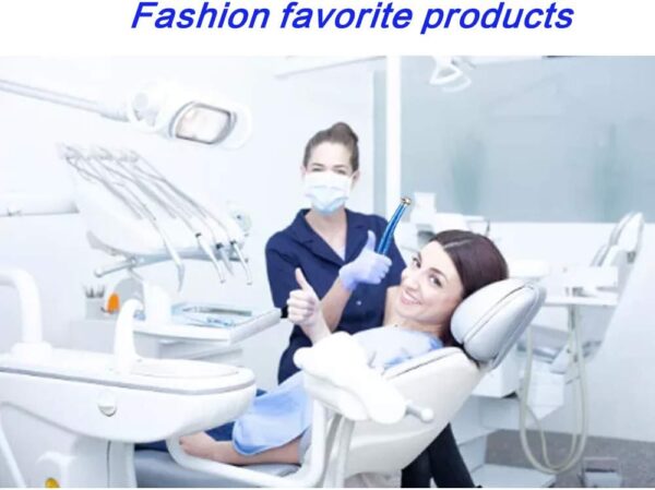 112 Pieza de mano dental de alta velocidad DENTASOP, equipo de ortodoncia, duradero y resistente al desgaste, 5 piezas / 2 orificios (azul)