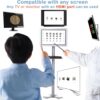 Optical Elite Digital Visual Acuity Eye Chart,4K Visual Acuity Tester for TV/Monitor, No PC Needed,Auto Randomize & Mirror Modes, Plug & Play Portable Vision Testing Kit,RF Fluorescent Remote Used