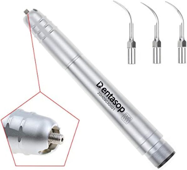 112 DENTASOP Herramienta de limpieza de dientes de 2 agujeros de aire escalador AS-2000 Escariador neumatico ultrasonico