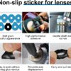 113 Almohadillas de bloqueo para bordes de lentes ópticas, 1000 unidades. Cinta adhesiva antideslizante de doble cara para gafas, ideal para el procesamiento y pulido de bordes de lentes y accesor