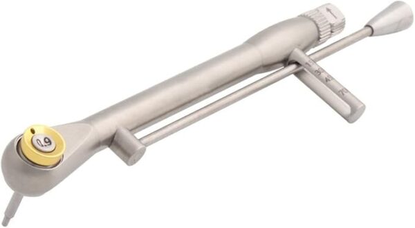 113 DENTASOP Herramienta de restauración de implantes dentales, Kit de prótesis de Colores Kit de Herramientas de reparación de implantes Universal Llave de torsión con 16Pcs Destornilladores