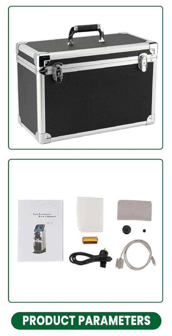 116 Medidor de lente LCD para fotómetro de 7 pulgadas, visualización táctil, impresora digital para PD, medidor de PDD, JD-2600A