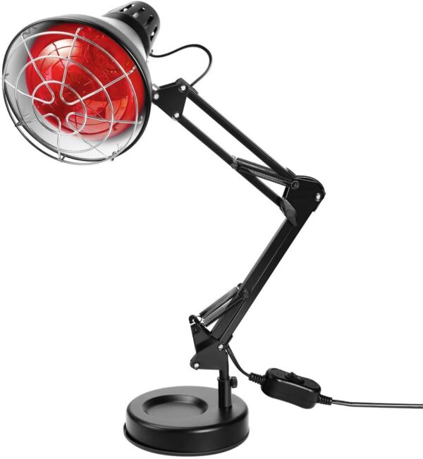 6 Lámpara de Terapia de Luz Infrarroja, Dispositivo de Terapia de Luz Roja de Escritorio, Alivia el Dolor, Mejora el Dolor Muscular Y Mejora el Cuerpo, para Ancianos, Atletas Y Mujeres