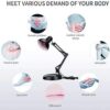 9 Lámpara de Terapia de Luz Infrarroja, Dispositivo de Terapia de Luz Roja de Escritorio, Alivia el Dolor, Mejora el Dolor Muscular Y Mejora el Cuerpo, para Ancianos, Atletas Y Mujeres