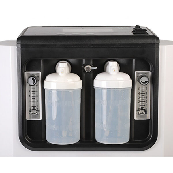 2 EN 1 Concentrador de Oxígeno,Generador De Oxígeno Portátil con Nebulizer Inhalation Función,para Ancianos O Mujeres embarazadas