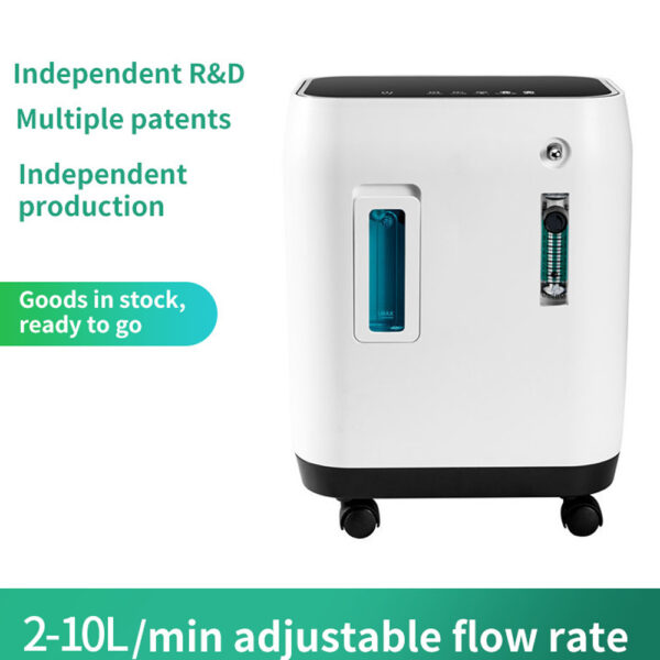Concentrador de Oxígeno de 5 Litros Longfian Incluye Filtros, Vaso Humidificador, Estacionario De Excelente Calidad