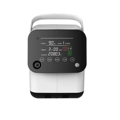 Concentrador de Oxígeno De 1-7 Litros Adjustable Uso Domestico Concentrador Portable