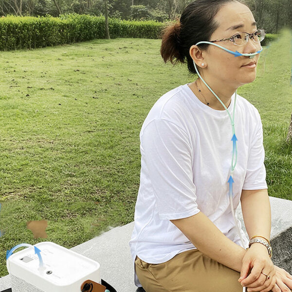 5LTS Mini Oxígeno Portatil Machine para silla de Ruedas- 33% Concention, Batería Integrada Para uso en Viaje