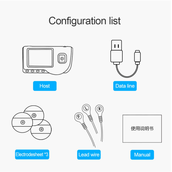 Registrar y almacenar señales de ECG de la derivación I, y mostrar la frecuencia cardíaca para uso en el cuidado de la salud en el hogar.